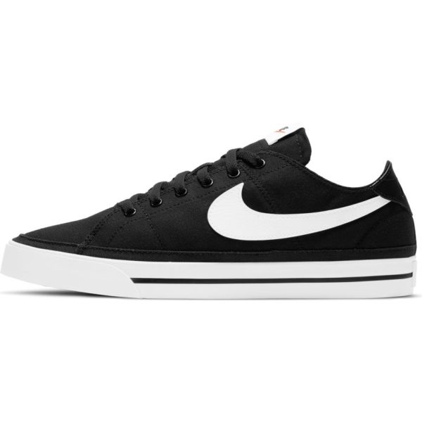 Nike Court Legacy Canvas Black Womens Casual shoes