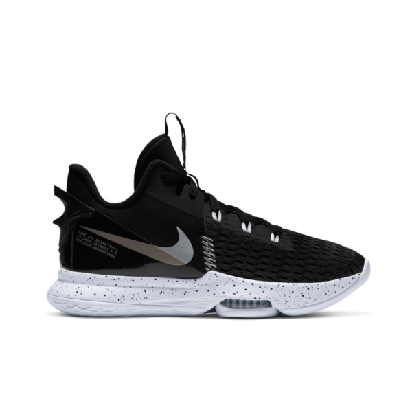 Nike Lebron Witness V Black/White Mens Basketball Shoe