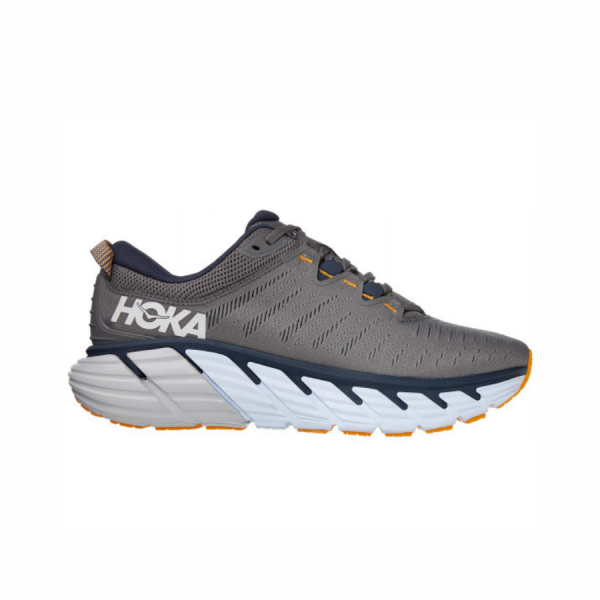 Hoka Gaviota 3 Wide Charcoal Gray/Ombre Blue Mens