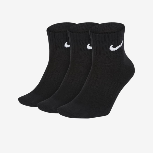 Nike Everyday Cush Black 3 Pack Sock