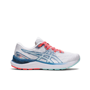 Asics Gel-Cumulus 23 COS White/Grey Floss Neutral Road Running Shoes