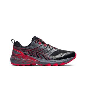 Asics Gel-Trabuco Terra Black/Electric Red Mens Neutral Trail Running Shoes