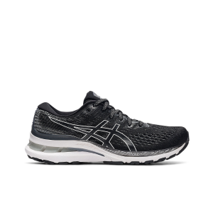 Asics Kayano 28 (D) Black/White Womens Supportive Road Running Shoes