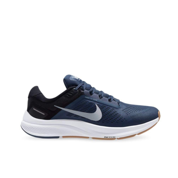 Nike Air Zoom Structure 24 Thunder Blue/Wolf Grey Mens Supportive Road Running Shoes