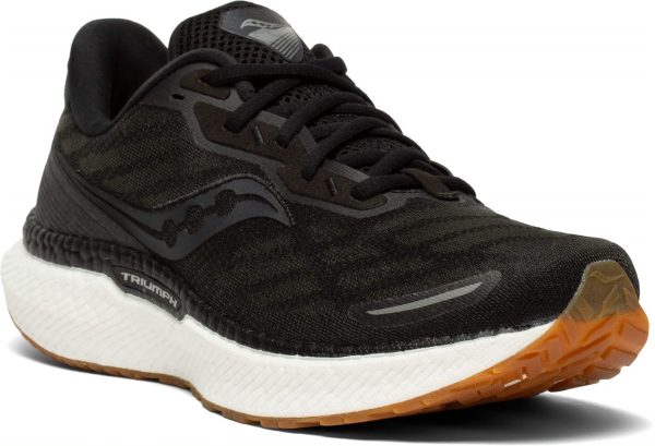 Saucony Triumph 19 Womens Neutral Road Running Shoe With Power Run Midsole