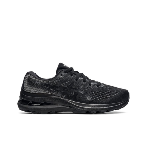 Asics Kayano 28 Black/Graphite Grey Womens Road Running Shoes With Medial Support