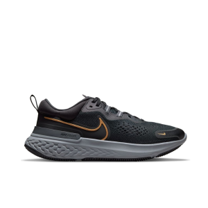 Nike React Miler 2 Black/Grey Mens Neutral Road Running Shoe