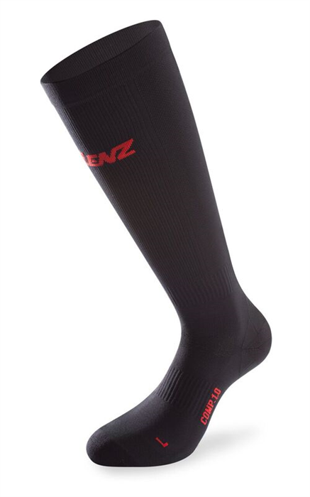 Lenz Compression Socks 1.0 Black/Red