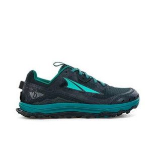 Altra Lone Peak 6 Black/Green Womens Zero Drop Trail Running Shoes