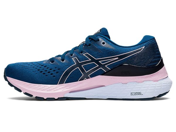 Asics Kayano 28 Mako Blue Womens Cushioned Supportive Road Runnings Shoes