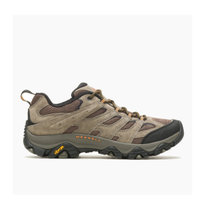 Merrell Moab 3 Mens Brown Walking Shoes With Vibram Rubber Outsole