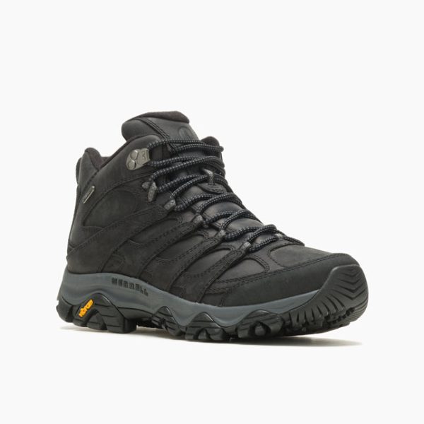Merrell Moab 3 Mid Mens Waterproof Hiking Boot With Vibram Rubber Outsole