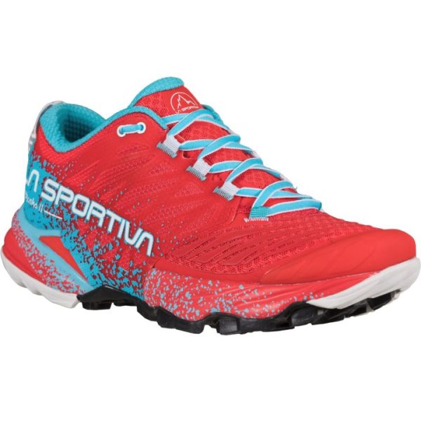 La Sportiva Akasha II Womens Red/Blue Trail Running Shoe